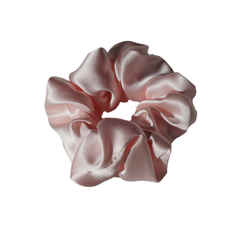 Bubblegum Pink Silk Scrunchie
